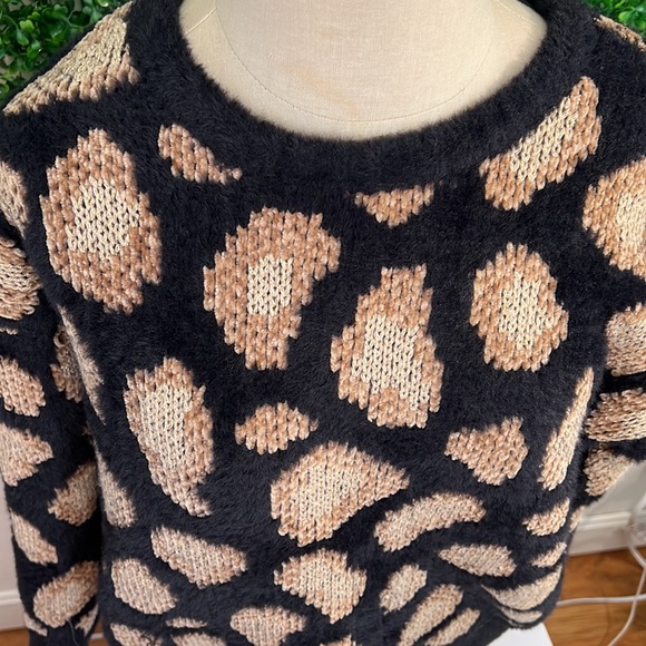 Michael Kors Leopard Pattern Sweater - Picture 4 of 5